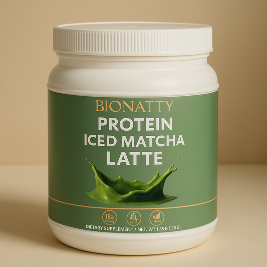 Vegan Protein Iced Matcha Latte
