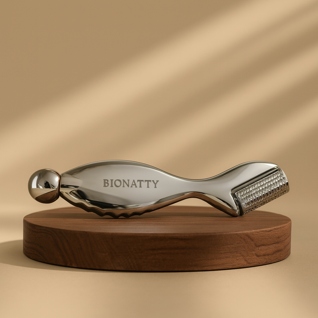 2 in 1 Akupunktur Massage Roller Gua Sha