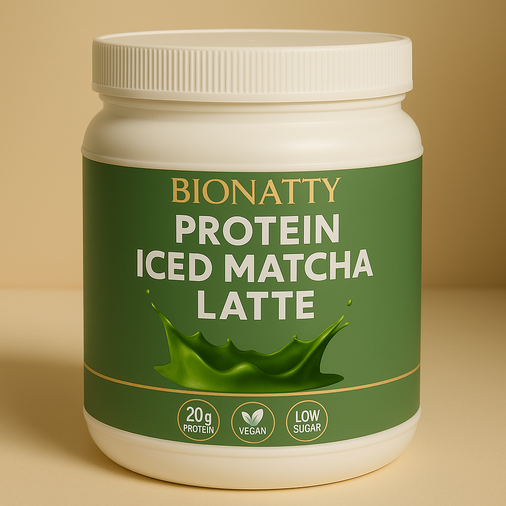 Vegan Protein Iced Matcha Latte